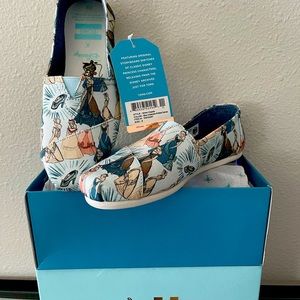 Toms Classic Blue Cinderella shoes